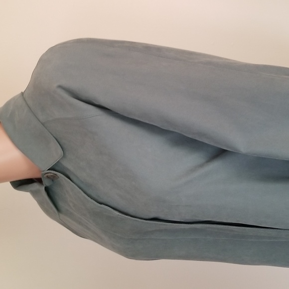 Vintage London Fog Women's Ladies Spring Fall Coat / Sz 6P / Olive Green - Picture 5 of 16